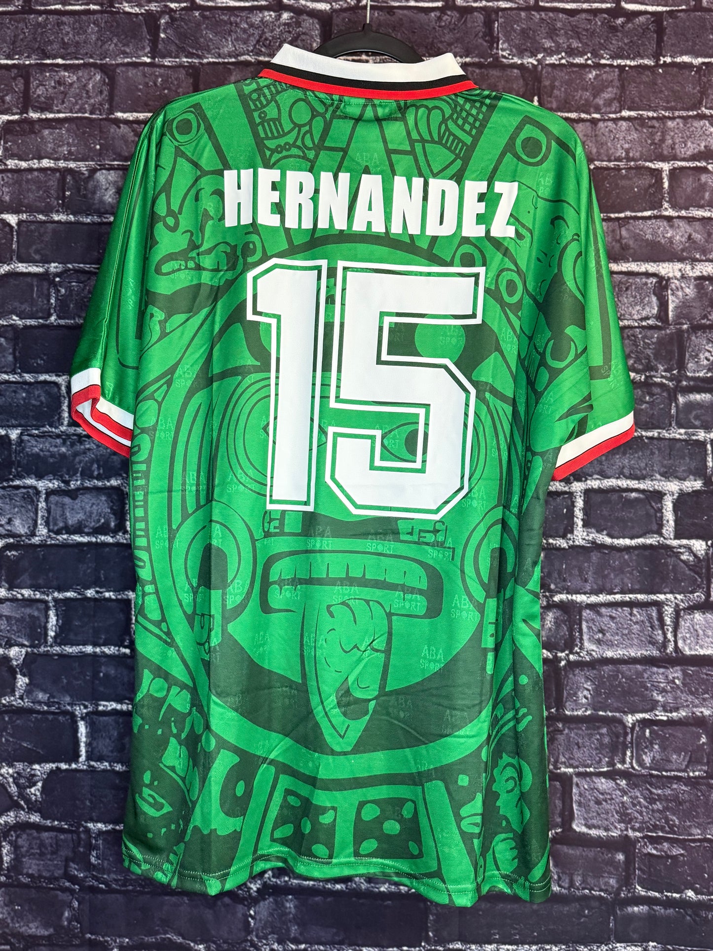 Mexico 1998 World Cup Home - Luis Hernandez (XL)