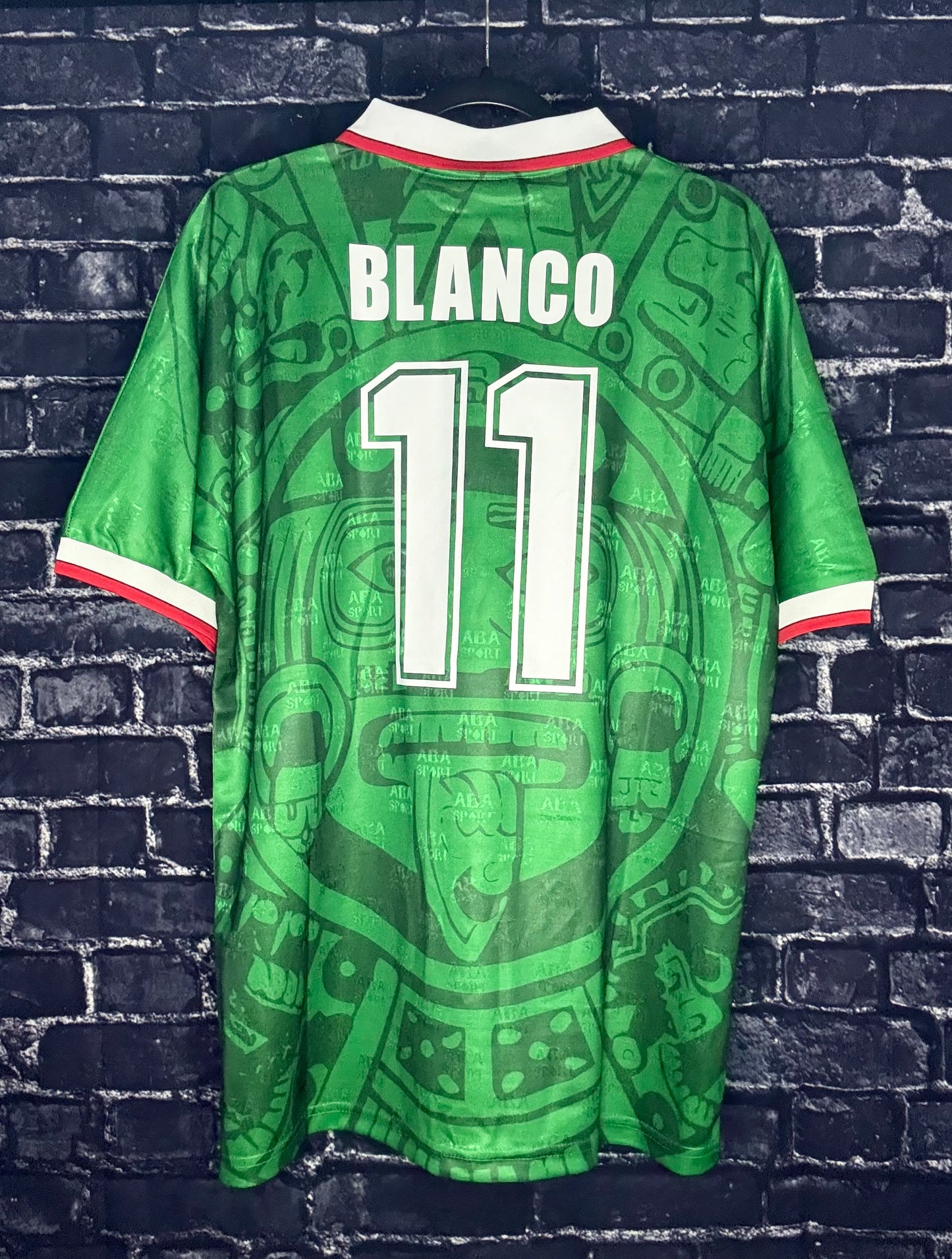 Mexico 1998 World Cup Home - Cuauhtemoc Blanco (L)