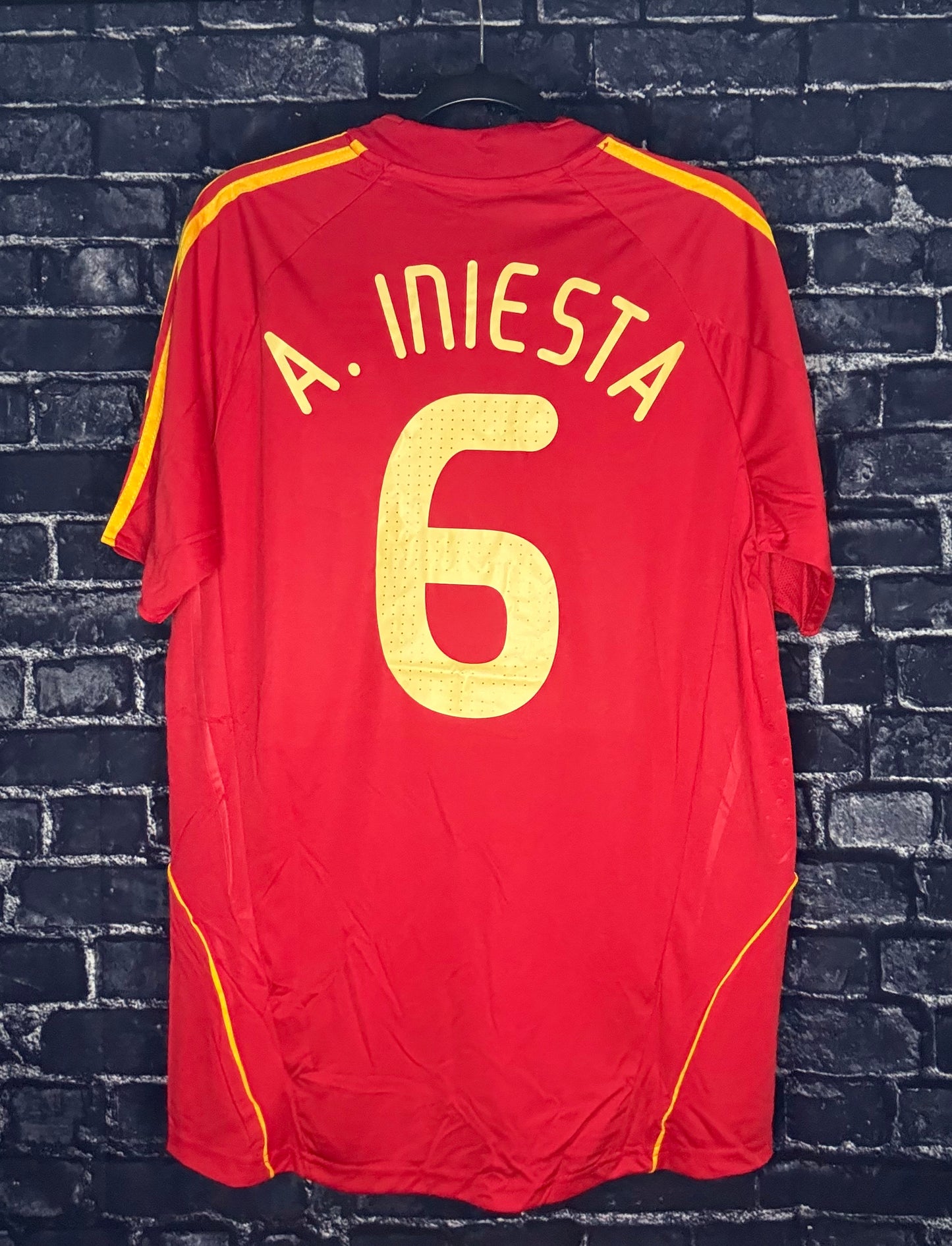 Spain 2008 Home - Andres Iniesta (L)