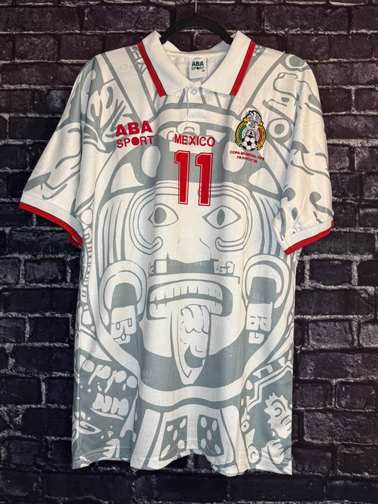Mexico 1998 World Cup Away - Cuauhtémoc Blanco (XL)